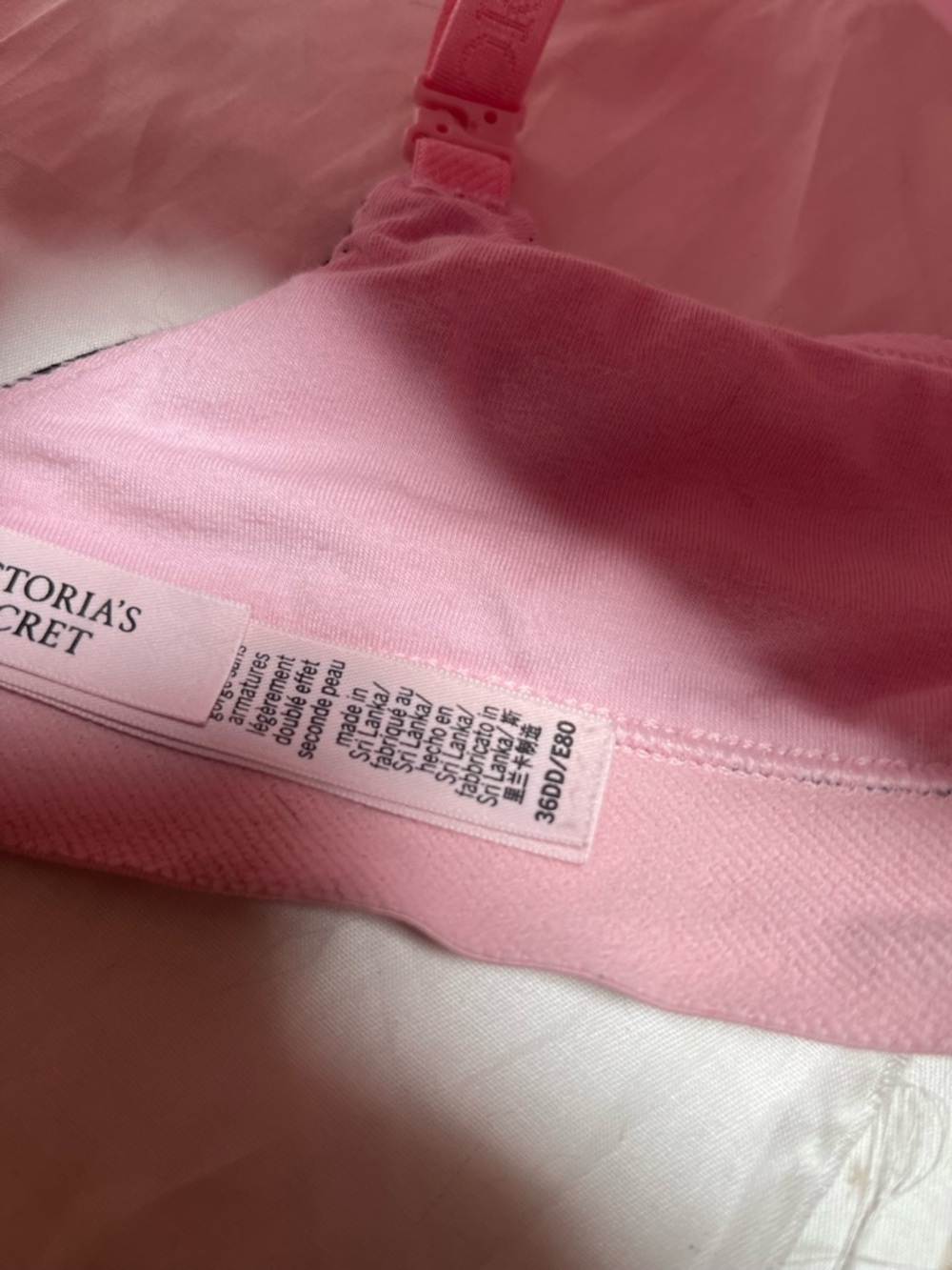 Victoria's Secret Pink and Black Plaid Wireless Bra - Picture 3 of 5
